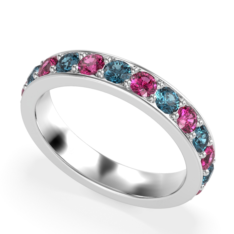 Channel Prong Set Eternity Surya Band