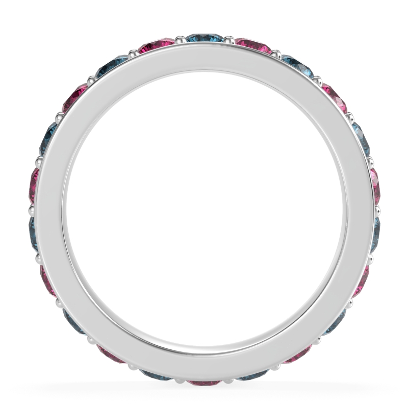 Channel Prong Set Eternity Surya Band