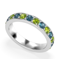 Channel Prong Set Eternity Surya Band