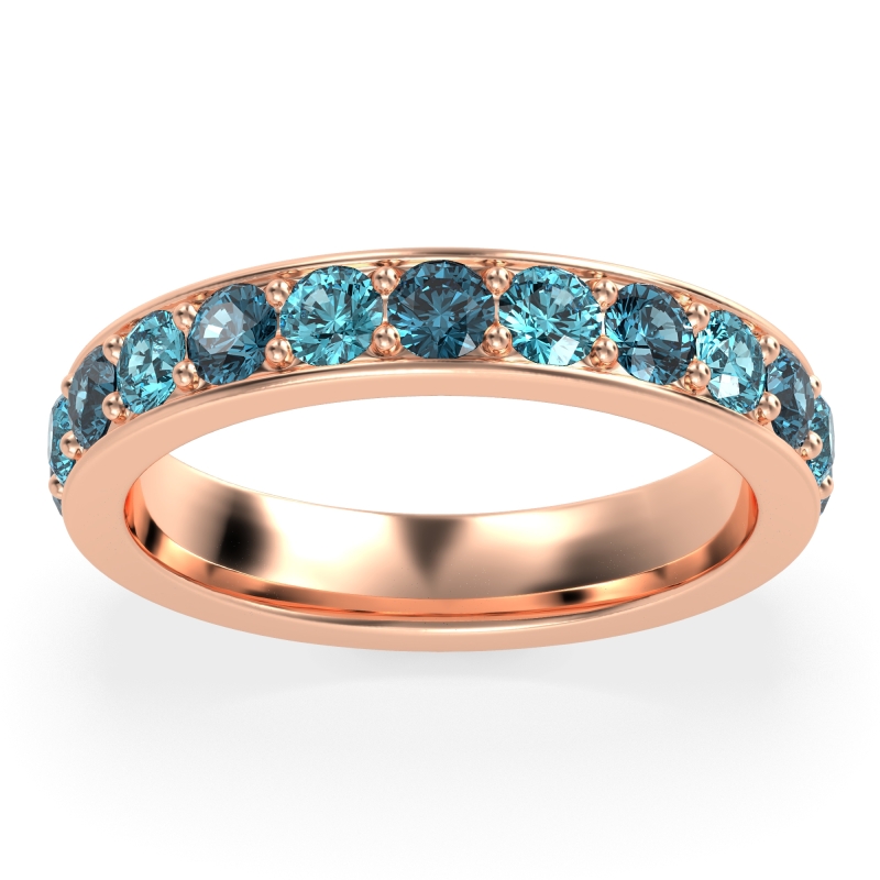 Channel Prong Set Eternity Surya Band