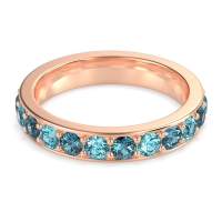 Channel Prong Set Eternity Surya Band