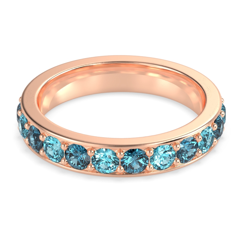 Channel Prong Set Eternity Surya Band