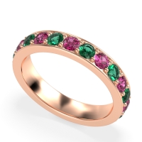 Channel Prong Set Eternity Surya Band