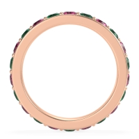 Channel Prong Set Eternity Surya Band