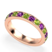 Channel Prong Set Eternity Surya Band