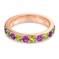 Channel Prong Set Eternity Surya Band