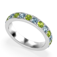 Channel Prong Set Eternity Surya Band