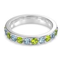 Channel Prong Set Eternity Surya Band