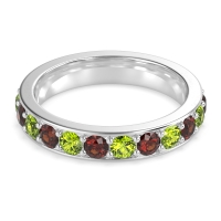 Channel Prong Set Eternity Surya Band