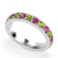 Channel Prong Set Eternity Surya Band