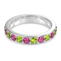 Channel Prong Set Eternity Surya Band