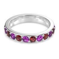 Channel Prong Set Eternity Surya Band