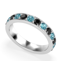 Channel Prong Set Eternity Surya Band