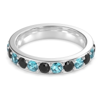 Channel Prong Set Eternity Surya Band