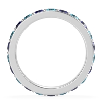 Channel Prong Set Eternity Surya Band