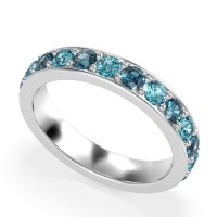 Channel Prong Set Eternity Surya Band