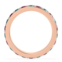 Channel Prong Set Eternity Surya Band