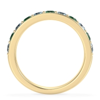 Half Eternity Channel Prong Set Kavya Band