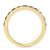 Half Eternity Channel Prong Set Kavya Band