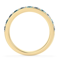 Half Eternity Channel Prong Set Kavya Band