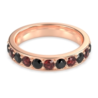 Half Eternity Channel Prong Set Kavya Band