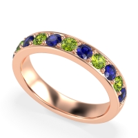 Half Eternity Channel Prong Set Kavya Band