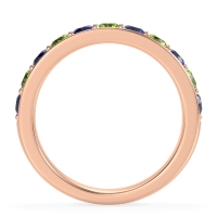 Half Eternity Channel Prong Set Kavya Band