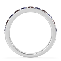 Half Eternity Channel Prong Set Kavya Band