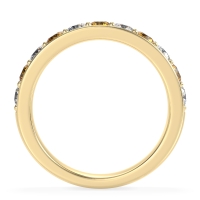 Half Eternity Channel Prong Set Kavya Band