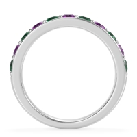 Half Eternity Channel Prong Set Kavya Band