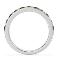 Half Eternity Channel Prong Set Kavya Band