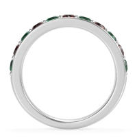 Half Eternity Channel Prong Set Kavya Band