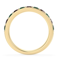 Half Eternity Channel Prong Set Kavya Band