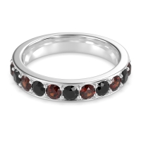 Half Eternity Channel Prong Set Kavya Band