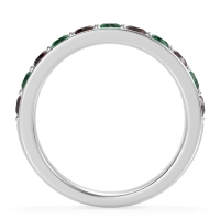 Half Eternity Channel Prong Set Kavya Band