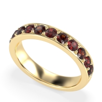 Half Eternity Channel Prong Set Kavya Band