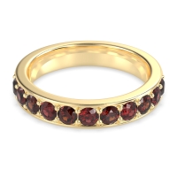 Half Eternity Channel Prong Set Kavya Band
