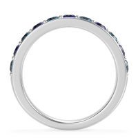 Half Eternity Channel Prong Set Kavya Band