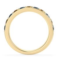 Half Eternity Channel Prong Set Kavya Band