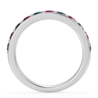 Half Eternity Channel Prong Set Kavya Band