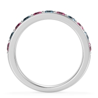 Half Eternity Channel Prong Set Kavya Band