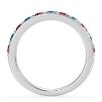 Half Eternity Channel Prong Set Kavya Band