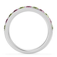 Half Eternity Channel Prong Set Kavya Band