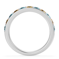 Half Eternity Channel Prong Set Kavya Band