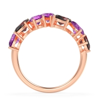 Pear and Oval Half Eternity Pagal Band