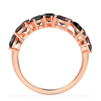 Pear and Oval Half Eternity Pagal Band