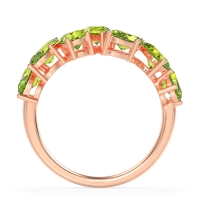 Pear and Oval Half Eternity Pagal Band