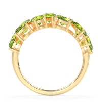 Pear and Oval Half Eternity Pagal Band