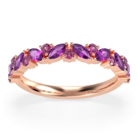 Marquise and Round Half Eternity Tamra Band