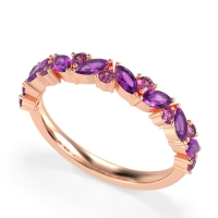 Marquise and Round Half Eternity Tamra Band